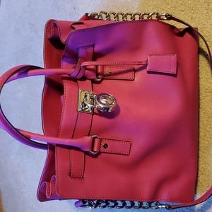 Pink Michael Kors handbag
